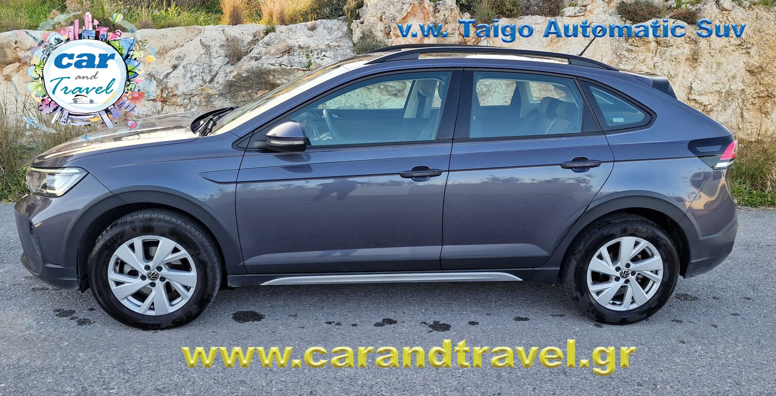 V.W.TAIGO automatic, rent a car heraklion crete airport and port Car