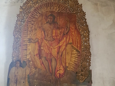 Crete Arkadi Monastery Jesus icon 1866