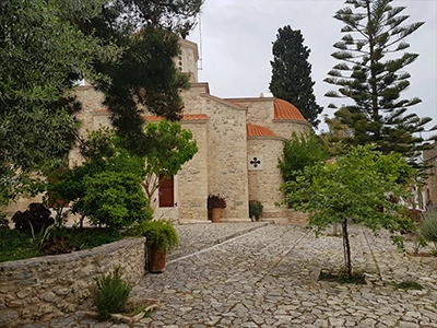 Crete Arkadi Monastery church back side