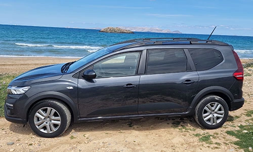 Dacia Jogger petrol manual 7 seater car rental in Crete