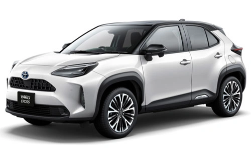 Toyota Yaris Cross hybrid automatic SUV car rental Crete